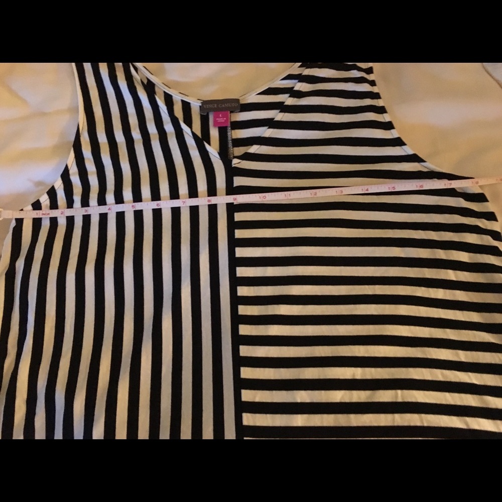 Vince Camuto Striped Top - Picture 7 of 7